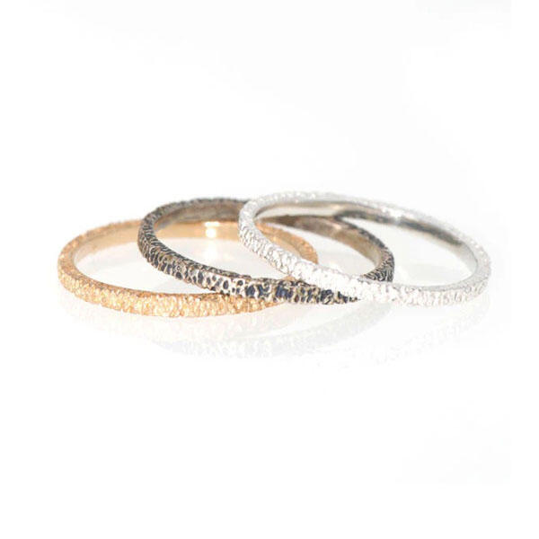 Diamond Dust Textured Ring